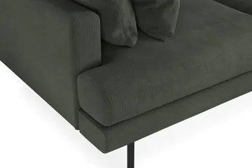 Menard 3-sits Djup Manchestersoffa - Mörkgrön - Möbler - Soffa - 3 sits soffa