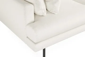 Menard 3-sits Djup Soffa i Bouclé - Vit - Möbler - Soffa - 3 sits soffa