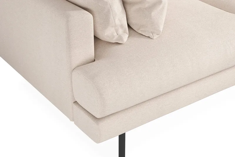 Menard 3-sits Djup Tygsoffa 205 cm bred - Beige - Möbler - Soffa - 3 sits soffa