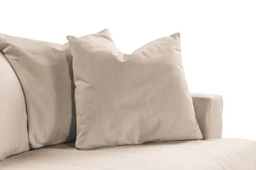 Menard 3-sits Djup Tygsoffa - Beige - Möbler - Soffa - 3 sits soffa