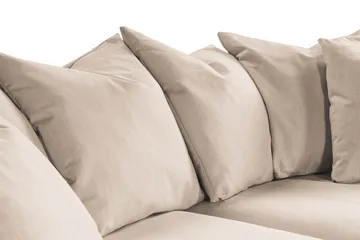 Menard 3-sits Djup Tygsoffa - Beige - Möbler - Soffa - 3 sits soffa
