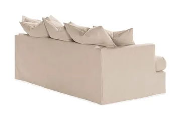 Menard 3-sits Djup Tygsoffa - Beige - Möbler - Soffa - 3 sits soffa