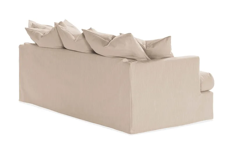 Menard 3-sits Djup Tygsoffa - Beige - Möbler - Soffa - 3 sits soffa