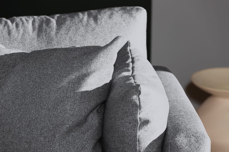 Menard 3-sits Djup Tygsoffa - Grå - Möbler - Soffa - 3 sits soffa