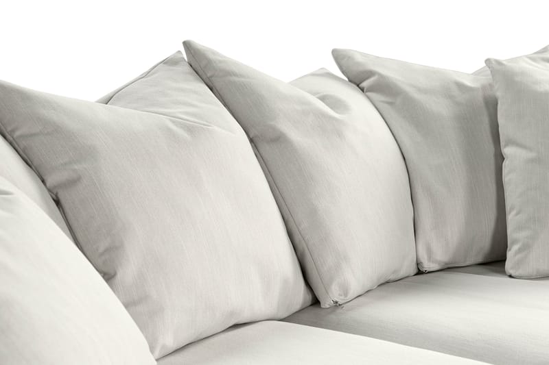 Menard 3-sits Djup Tygsoffa - Ljusgrå - Möbler - Soffa - 3 sits soffa