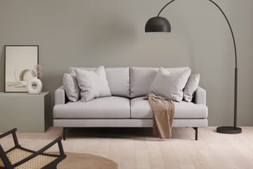 Menard 3-sits Djup Tygsoffa - Ljusgrå - Möbler - Soffa - 3 sits soffa