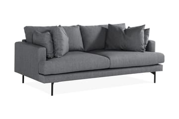 Menard 3-sits Djup Tygsoffa - Mörkgrå - Möbler - Soffa - 3 sits soffa