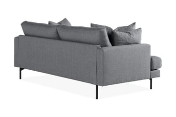 Menard 3-sits Djup Tygsoffa - Mörkgrå - Möbler - Soffa - 3 sits soffa