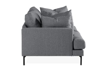 Menard 3-sits Djup Tygsoffa - Mörkgrå - Möbler - Soffa - 3 sits soffa