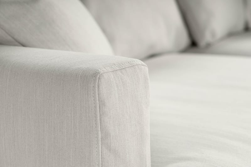Menard 3-sits Soffa Tvättbar & avtagbar klädsel - Linnebeige - 3 sits soffa
