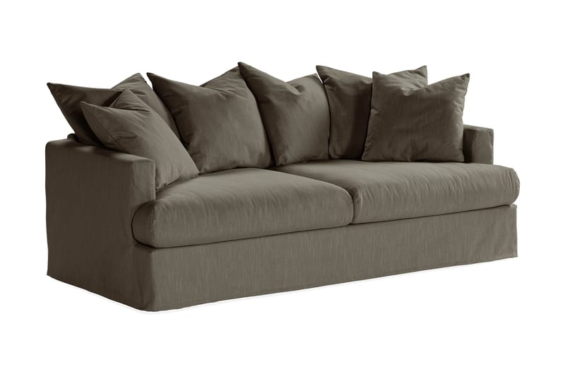 Menard 3-sits Soffa Tvättbar & avtagbar klädsel - Mörkgrön - 3 sits soffa