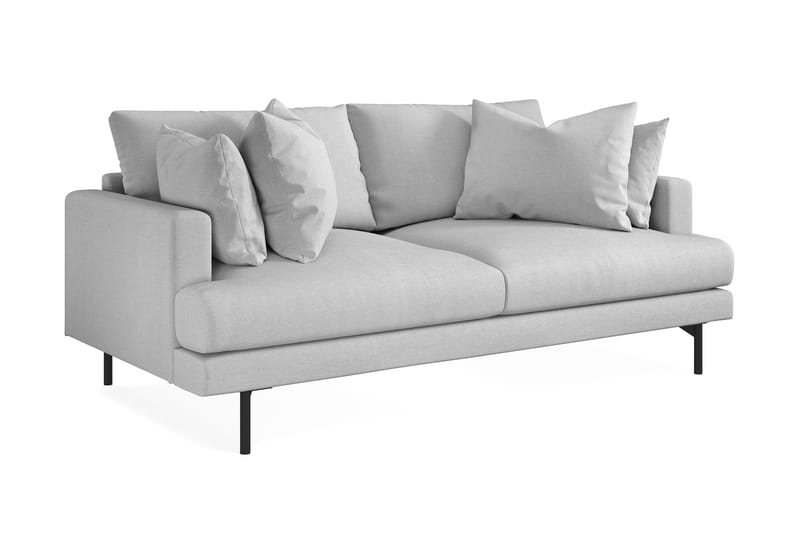 Menard 3-sits Tygsoffa - Ljusgrå - Möbler - Soffa - 3 sits soffa