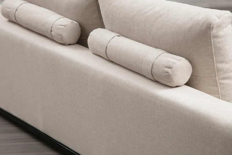 Mezonzo 3-sits Soffa - Beige - Möbler - Soffa - 3 sits soffa
