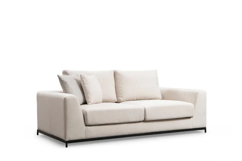 Mezonzo 3-sits Soffa - Beige - Möbler - Soffa - 3 sits soffa