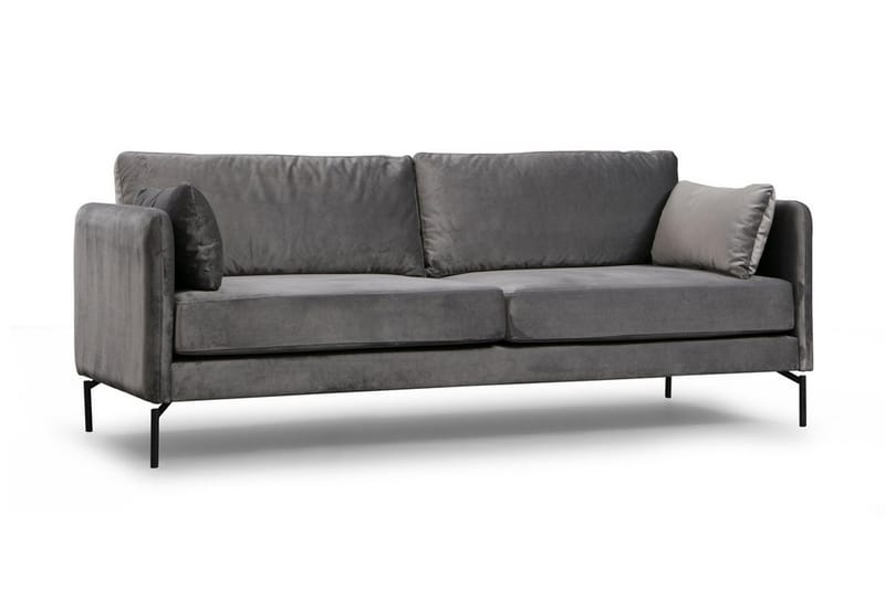 Mezonzo 3-sits Soffa - Grå - Möbler - Soffa - 3 sits soffa