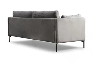 Mezonzo 3-sits Soffa - Grå - Möbler - Soffa - 3 sits soffa