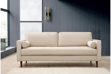 Mirrilnesh Soffa 3-sits - Beige - Möbler - Soffa - 3 sits soffa