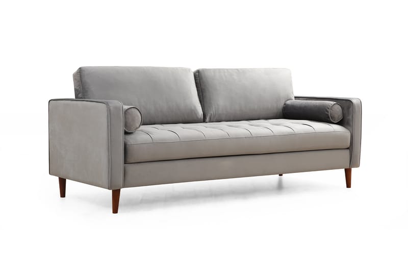 Mirrilnesh Soffa 3-sits - Ljusgrå - Möbler - Soffa - 3 sits soffa