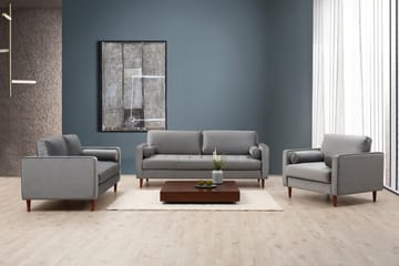 Mirrilnesh Soffa 3-sits - Ljusgrå - Möbler - Soffa - 3 sits soffa