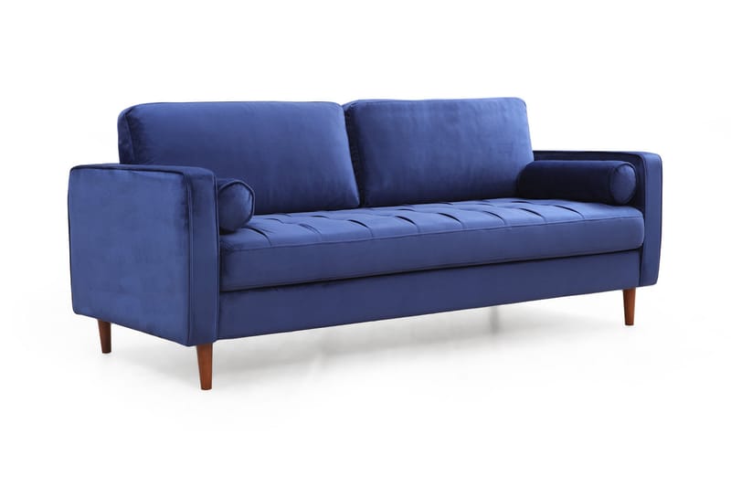 Mirrilnesh Soffa 3-sits - Marinblå - Möbler - Soffa - 3 sits soffa