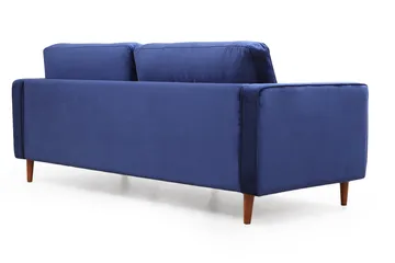 Mirrilnesh Soffa 3-sits - Marinblå - Möbler - Soffa - 3 sits soffa