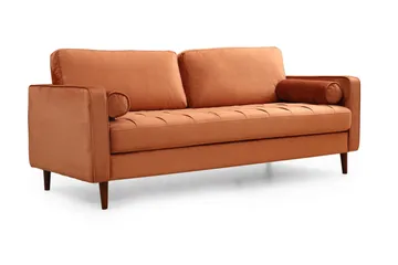 Mirrilnesh Soffa 3-sits - Orange - Möbler - Soffa - 3 sits soffa