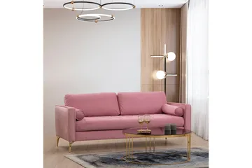 Mirrilnesh Soffa 3-sits - Rosa - Möbler - Soffa - 3 sits soffa