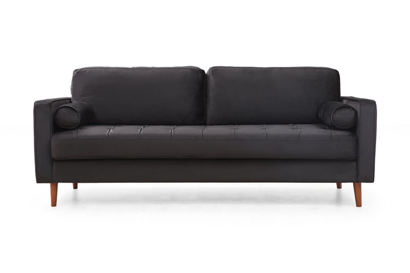 Mirrilnesh Soffa 3-sits - Svart - Möbler - Soffa - 3 sits soffa