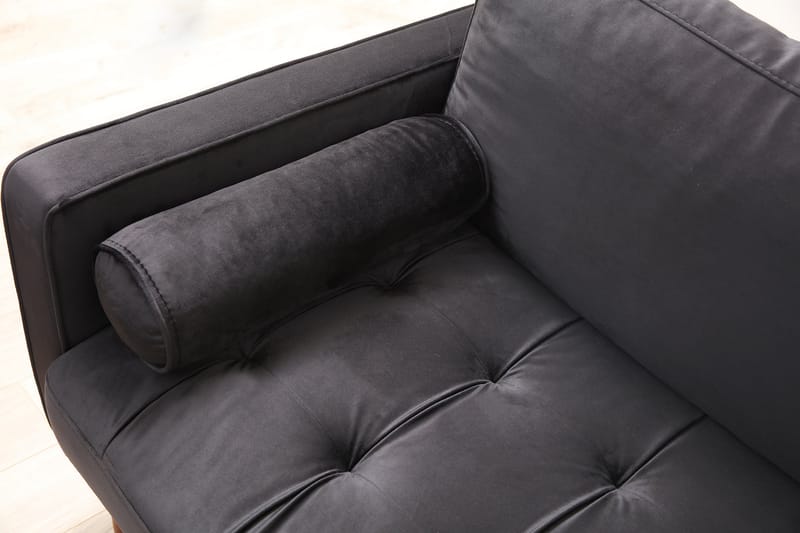 Mirrilnesh Soffa 3-sits - Svart - Möbler - Soffa - 3 sits soffa