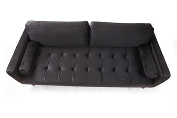Mirrilnesh Soffa 3-sits - Svart - Möbler - Soffa - 3 sits soffa