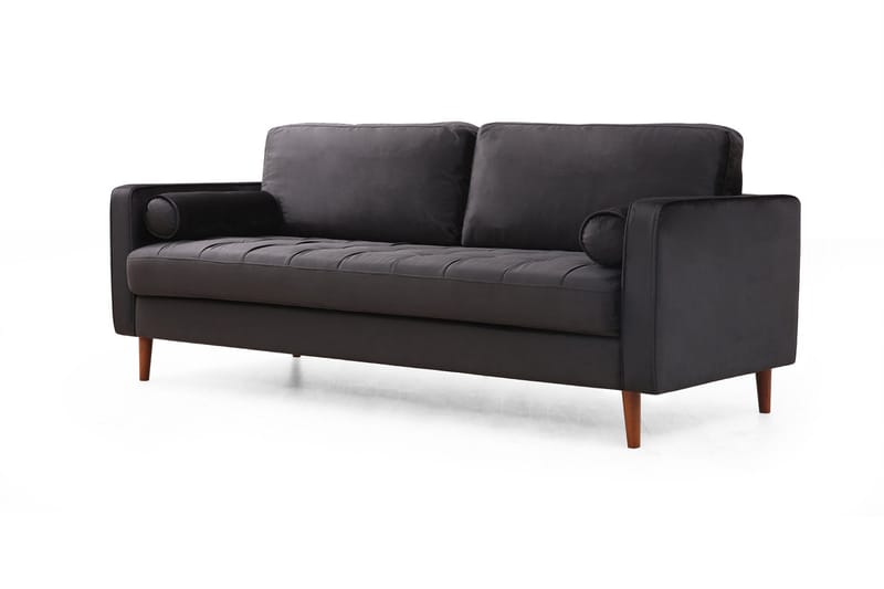 Mirrilnesh Soffa 3-sits - Svart - Möbler - Soffa - 3 sits soffa