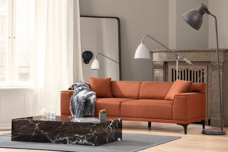 Mississauga Soffa 3-sits - Orange - 3 sits soffa