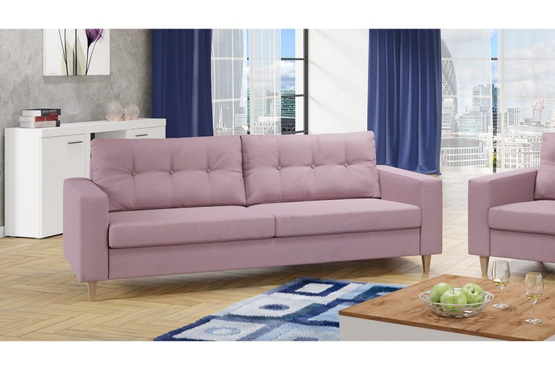 Mist Soffa 154x91x83 cm - Rosa - Möbler - Soffa - 3 sits soffa