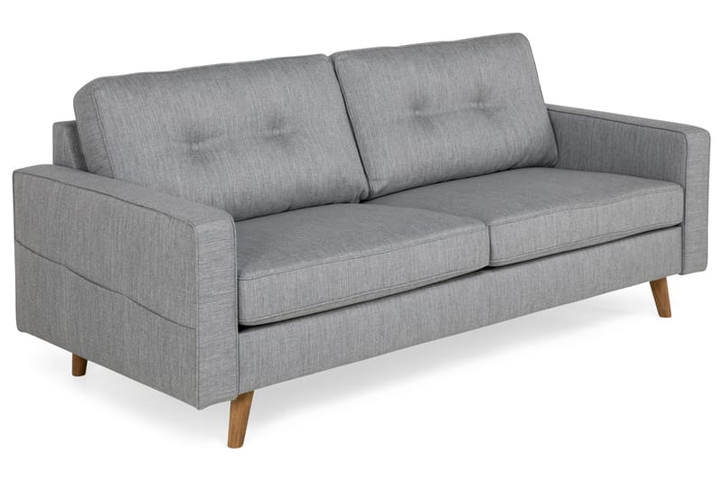 Monroe 3-sits Soffa - Ljusgrå - Möbler - Soffa - 3 sits soffa