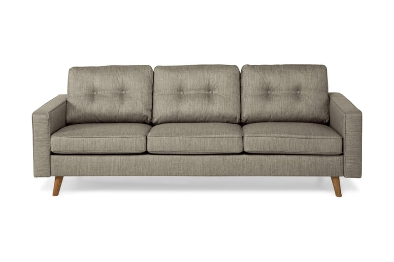 Monroe 3-sits Tygsoffa - Beige / Grå - Möbler - Soffa - 3 sits soffa