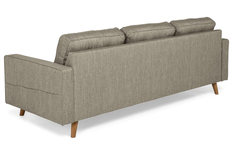 Monroe 3-sits Tygsoffa - Beige / Grå - Möbler - Soffa - 3 sits soffa