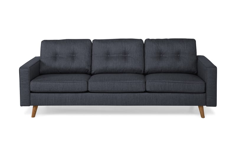 Monroe 3-sits Tygsoffa - Blå - Möbler - Soffa - 3 sits soffa