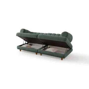 Munemori 3-sits Soffa 240x80x95 cm - Grön - Möbler - Soffa - 3 sits soffa