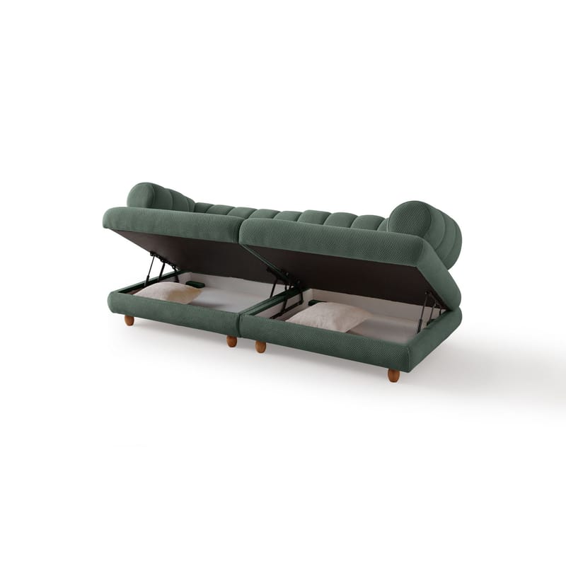 Munemori 3-sits Soffa 240x80x95 cm - Grön - Möbler - Soffa - 3 sits soffa