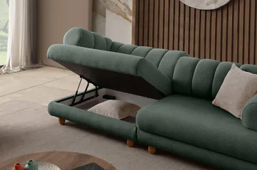 Munemori 3-sits Soffa 240x80x95 cm - Grön - Möbler - Soffa - 3 sits soffa