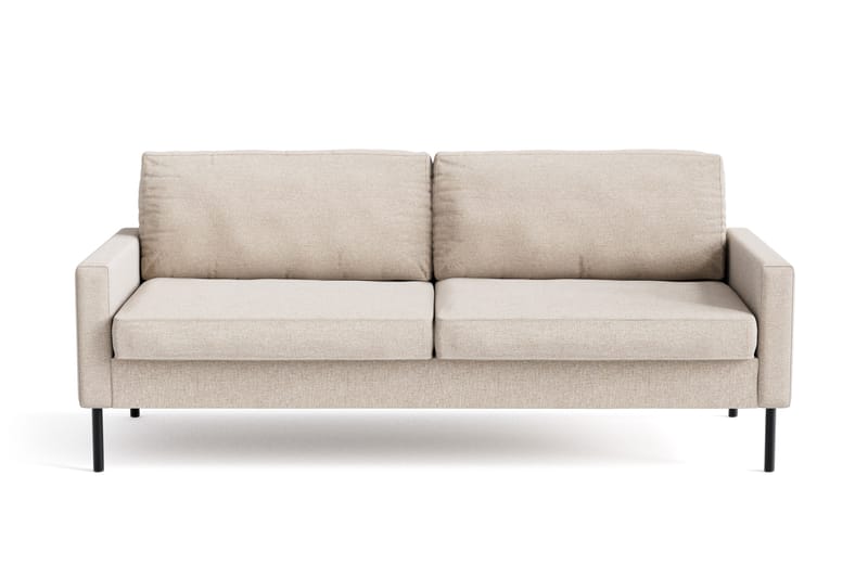 Nevada 3-sits Small Tygsoffa 198 cm bred - Beige - Möbler - Soffa - 3 sits soffa