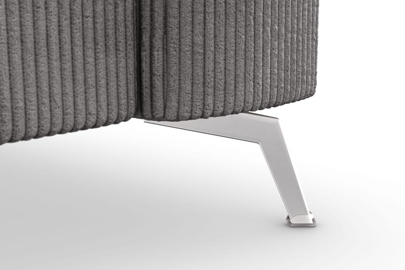 Ocean Lyx 3-sits Manchestersoffa - Mörkgrå - Möbler - Soffa - 3 sits soffa