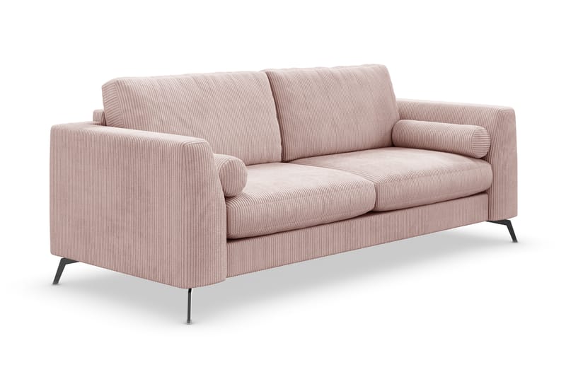 Ocean Lyx 3-sits Soffa - Rosa/Svart - Möbler - Soffa - 3 sits soffa
