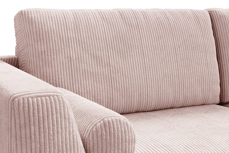 Ocean Lyx 3-sits Soffa - Rosa/Svart - Möbler - Soffa - 3 sits soffa