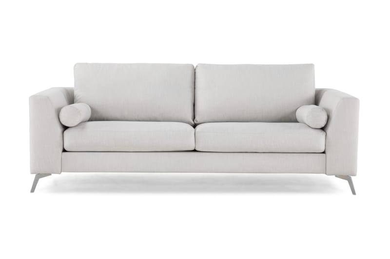 Ocean Lyx 3-sits Tygsoffa - Ljusgrå - Möbler - Soffa - 3 sits soffa