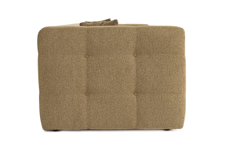 Octavian 3-sits Soffa med Knappad Design i Boucle - Brun - Möbler - Soffa - 3 sits soffa