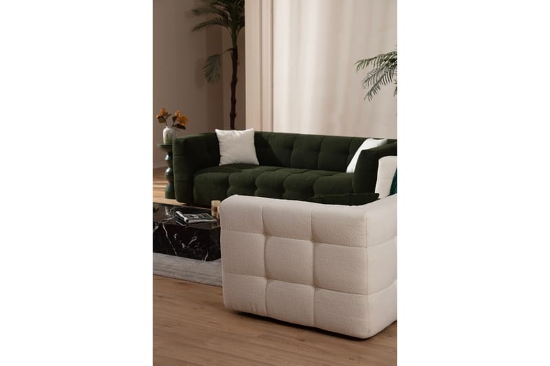 Octavian Soffa 3-sits - Beige - 3 sits soffa