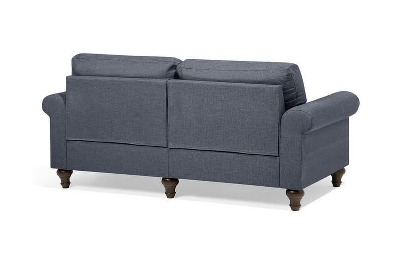 Otra 3-sits Djup Chesterfield Soffa i Tyg - Grå - Möbler - Soffa - 3 sits soffa