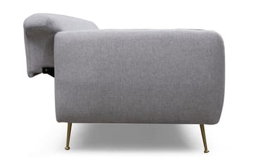 Panchenko Bäddsoffa Rundade Armstöd 88x183 cm i Tyg - Grå - Möbler - Soffa - Bäddsoffa - Bäddsoffa 3 sits