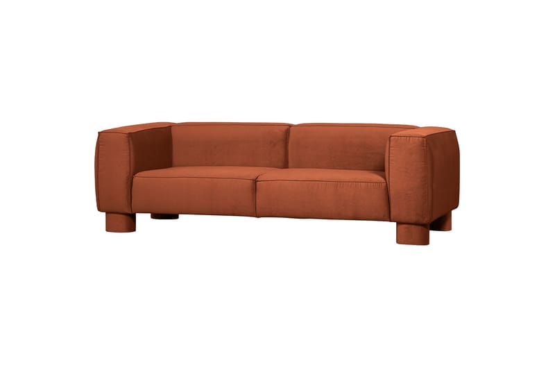 Paveen Soffa 3-sits - Orange - 3 sits soffa